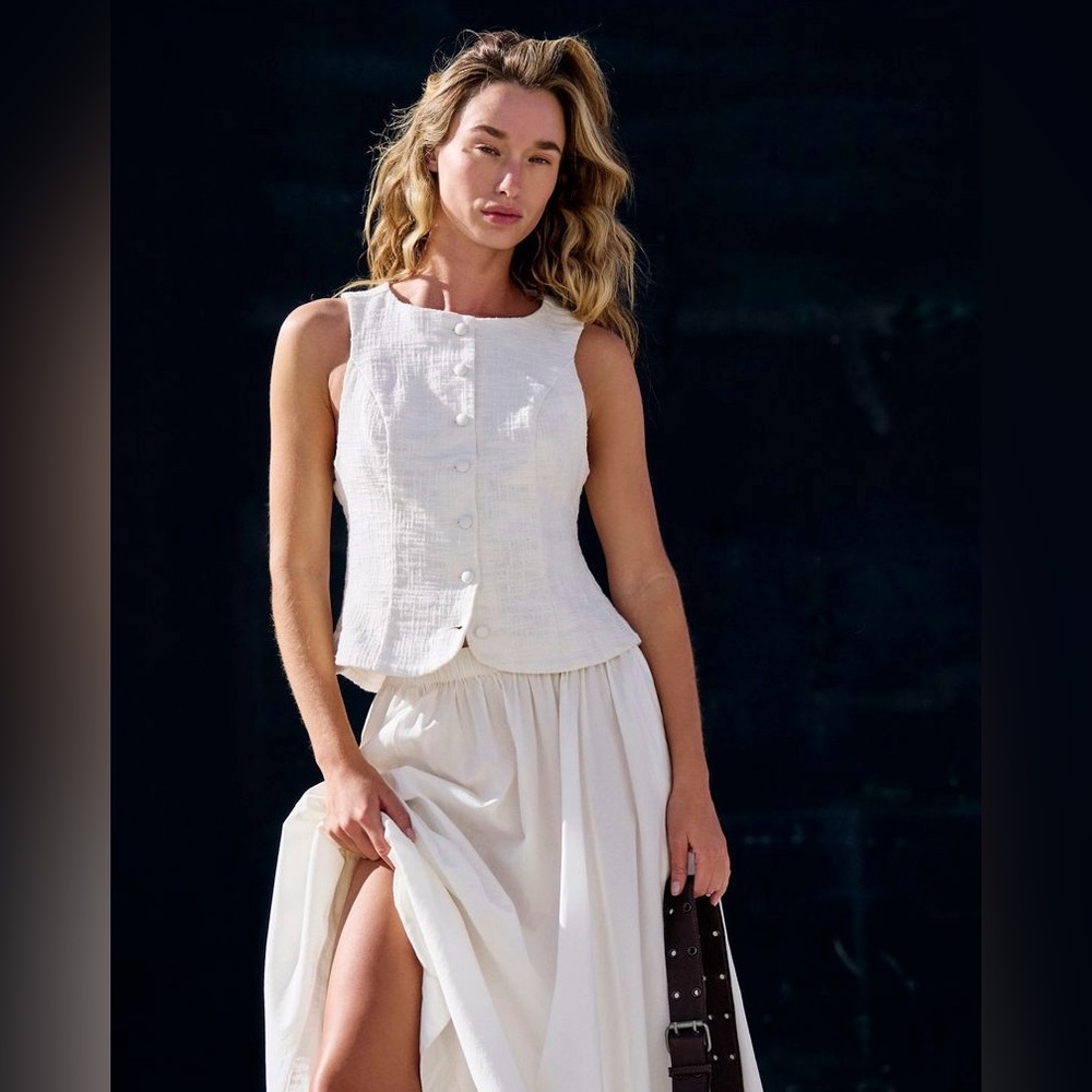 Free People Madrid Vest New w/ Tags